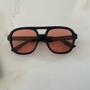 Black Sunglasses with Brown Lenses